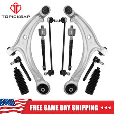 10p Front Lower Control Arms Kit Sway Bar Tie Rods for 2005 - 2010 Honda Odyssey