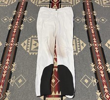 Pantaloni equitazione donna Equiline bianchi 25x27 M7