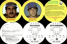 1987 MSA Iced Tea Super Stars Disc Panel CLEAN Baseball Card * You PICK CHOOSE *