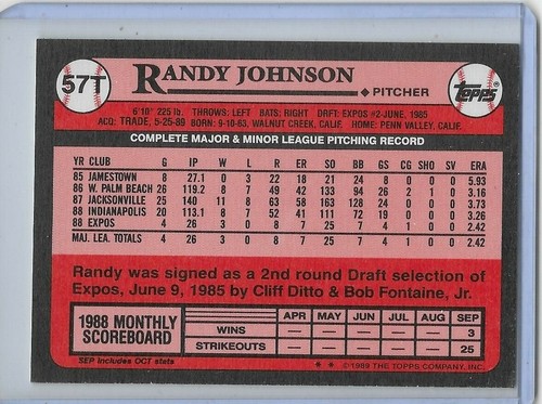 1989 TOPPS TRADED 1T-132T COMPLETE YOUR SET OR FAVORITE PLAYER FREE SHIPP - Picture 115 of 265