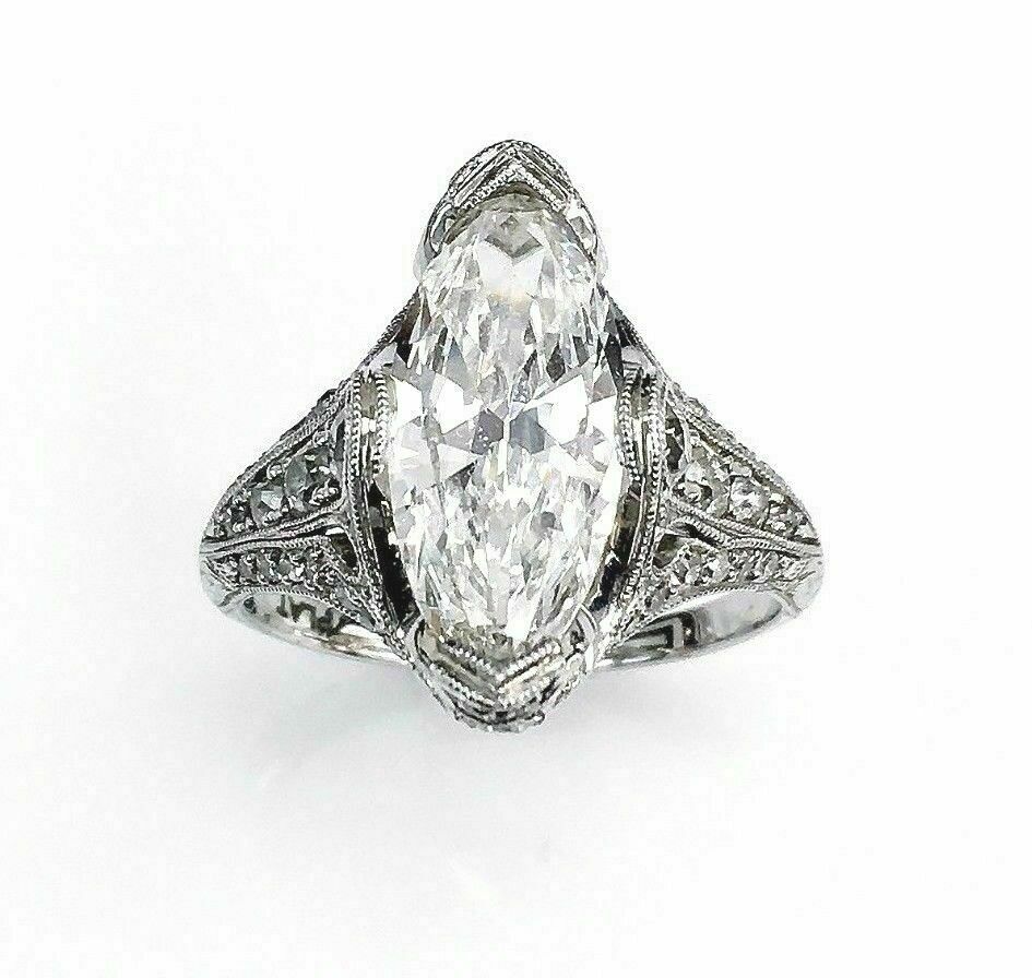 Ct tw Platinum Custom Made Diamond Engagement Ring