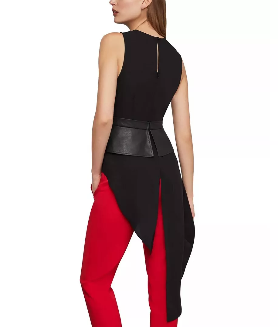 Bcbgmaxazria asymmetrical store top