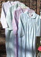 New Ladies Ballerina  length 52"  Soft  Flannel Night Gowns  S M L 1X 2X 3X
