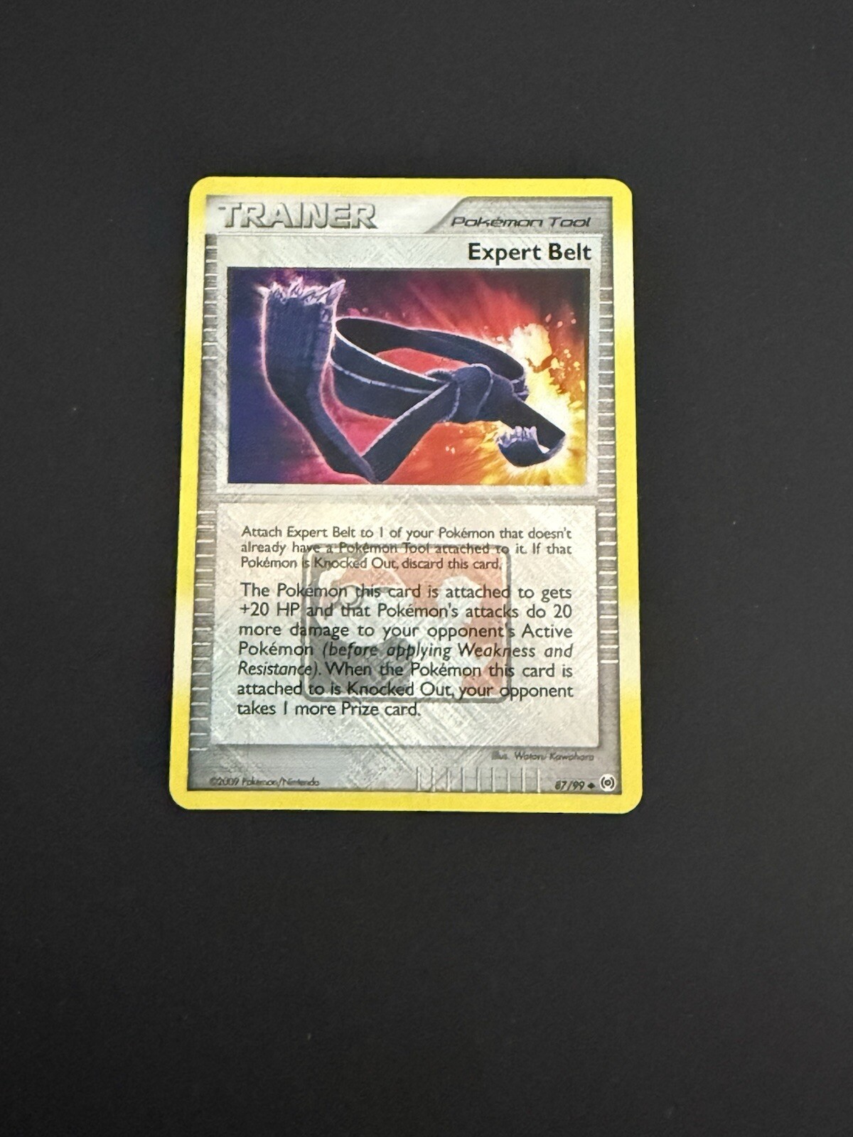 Pokémon TCG Trainer Card Expert Belt 87/99 Reverse Holo Promo 2009