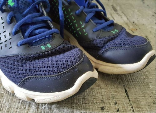 Under Armour - unisex sneakers Blue green feature - size UK6 EUR40 - Picture 4 of 6