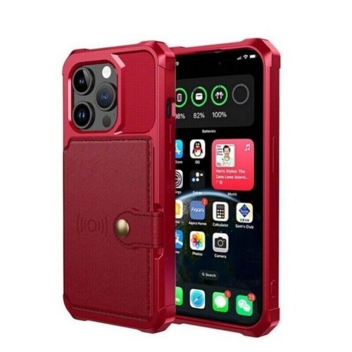 For iPhone 16e 15 14 13 12 11 Pro Max Plus X Wallet Leather Card Slot Case Cover - Picture 38 of 67