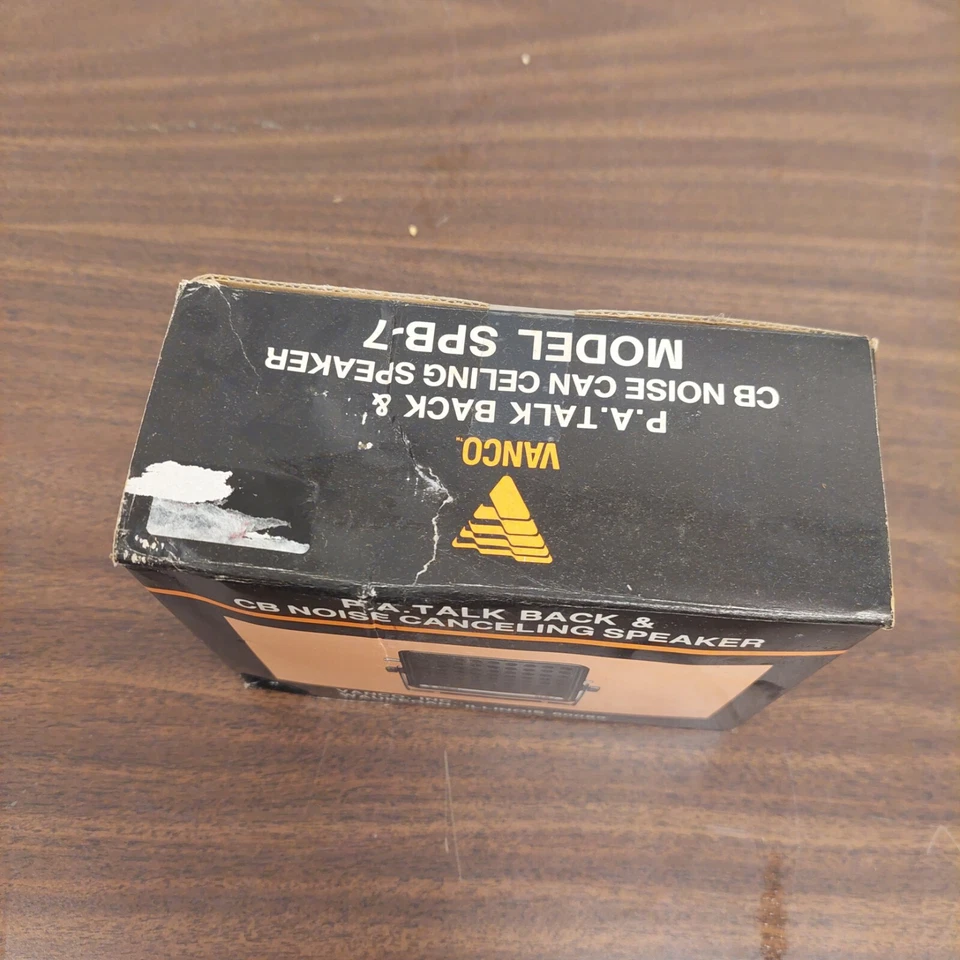 Altavoces NOS Vanco Tm SPB-7 4" 10 vatios 8 ohmios sonido de radio CB para tus ondas de aire Foto 4 de 4