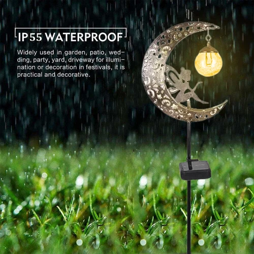 SOLAR LED Außen Stecklampe Flammen Deko Design Erdspieß Leuchte Garten Lampen - Bild 10 von 13