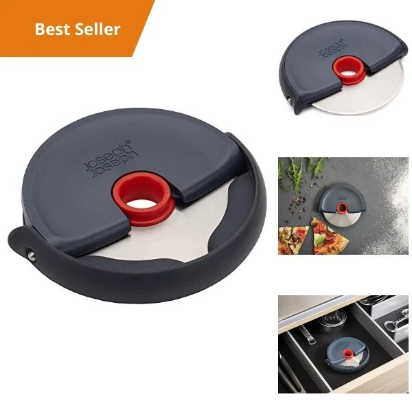 Pizza Cutter Wheel Sharp Effortless Cutting Tool Removable Blade Dishwasher Safe