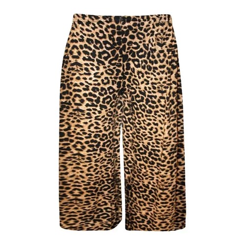 Women's 3/4 Elasticated Culottes Ladies Wide Leg Short Palazzo - Picture 7 of 7