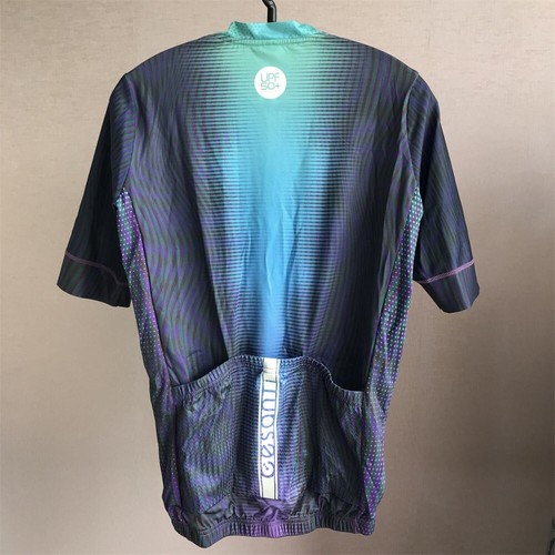 CESANTI Men Cycling Jersey Short Sleeve Non-slip Band Pro Bike Clothing Size S - Picture 2 of 4