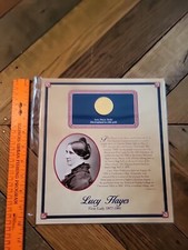 Lucy Hayes Medal Electroplated in 24kt Gold - First Lady 1877-1881