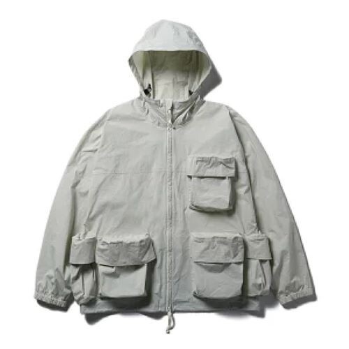 Snow Peak Indigo C/N Parka Ivory White Size S M L XL Snow Peak Indigo C/N Parka Ivory White Size S M L XL