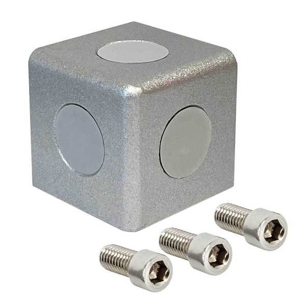 WüRfelverbinder 3D 4040 Nut 8 Aluminium Profil Eckverbinder Aluprofil Verbinder-image