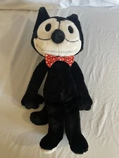 Felix The Cat Plush With Bow Tie Large 24" *Vintage*