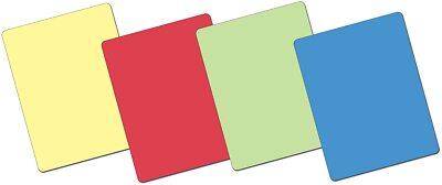 Flex Cutting Mat, Mini, Assorted, Set of 4