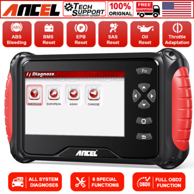 ANCEL FX8000 Car Full System Diagnostic Tool OBD2 Scanner Code Reader ABS TPMS