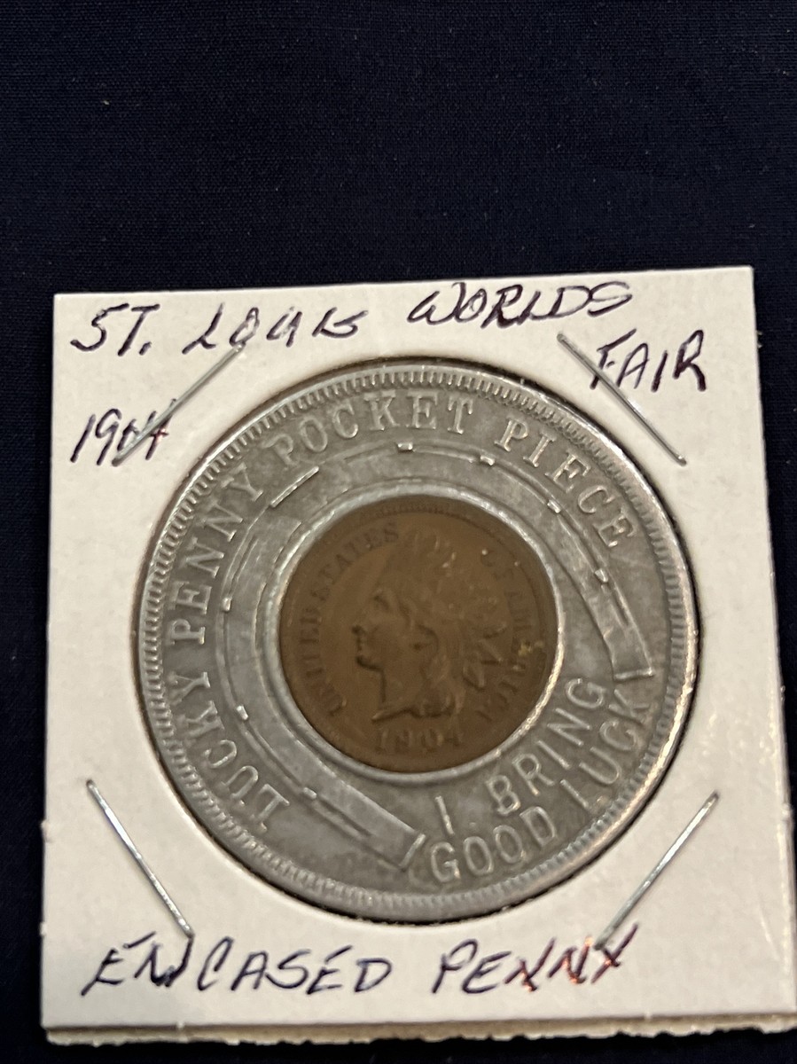 1904 INDIAN CENT ~ ST. LOUIS WORLD'S FAIR ~ 