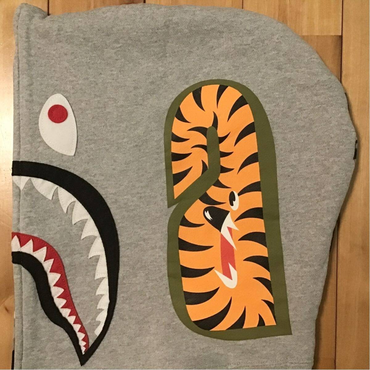 NFS limited BAPE camo Shark full zip hoodie Gray A Bathing Ape