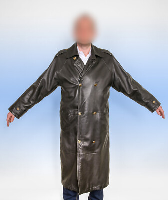 Gianni Versace Versace Mantel Blau F/W 1999 Gianni Versace By