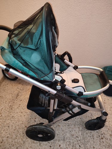 Uppababy Vista Kombi-Kinderwagen türkis/grün - Bild 5 von 5
