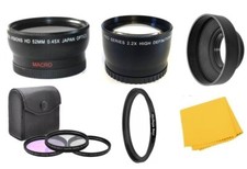 Accessory Lens Filter Set for Panasonic AG-AC90A AG-AC8PJ HC-X1000 HC-MDH2 MDH3