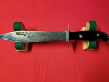 Custom Steel 14" OAL Bowie Knife. 14"OAL 9" Blade. Unmarked.