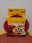Nordic Ware Mini Pie Baking 2 piece RED Kit New