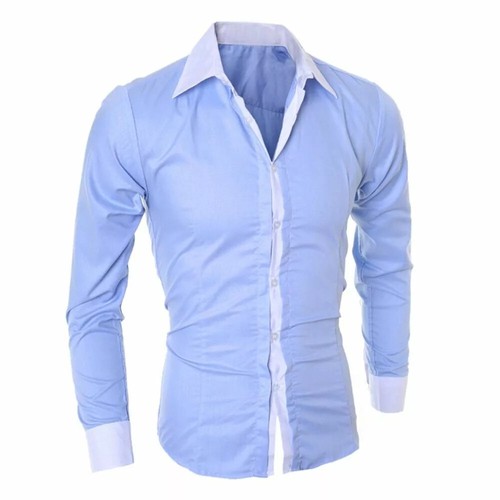 Camisa Casual De Moda Para Hombres Camisas De Vestir De Moda Slim Fit De Hombre - Bild 14 von 27