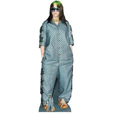 B Eilish Blue Lifesize Cardboard Cutout with Free Mini Standee