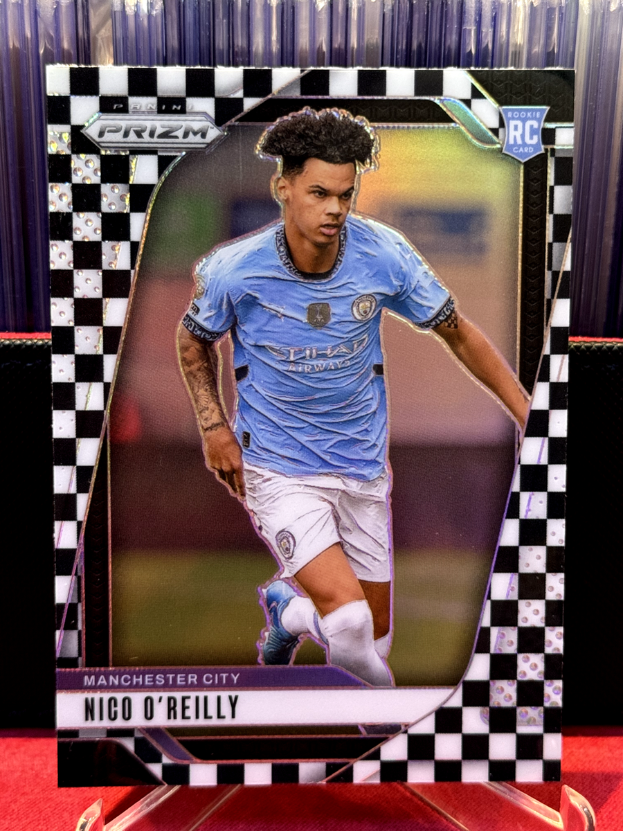 NICO O'REILLY 2024-25 Panini Prizm Checkerboard Man City England
