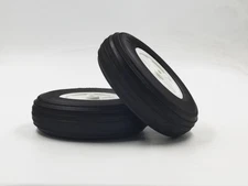 One Pair 4in RC Airplane Foam Wheels w/Plastic Hub (100mm Diameter)