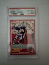 Thurman Thomas Cards, Rookie Cards and Autographed Memorabilia Guide 17