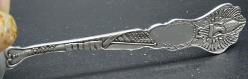Cuchara de recuerdo de plata esterlina de 5" de Yellowstone Old Faithful Arkansas - Imagen 2 de 3