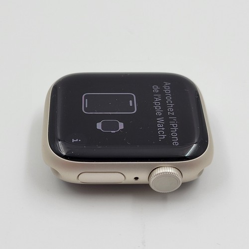 Apple Watch Series 9 MR8T3CL/A 41mm Starlight S/M - Photo 8 sur 12