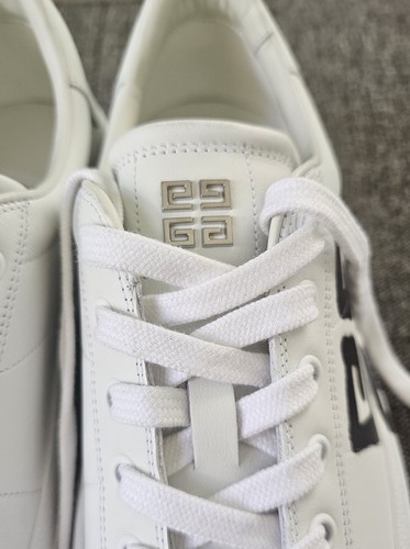 $675 Givenchy X Josh Smith City Sport In 4G Leather White /Black sneaker 40 - Picture 12 of 19