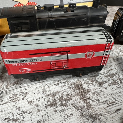 Vintage Marx mechanisches Zugset, mit 14-teiligem Gleis Nr. 453 Originalkarton - Bild 5 von 22