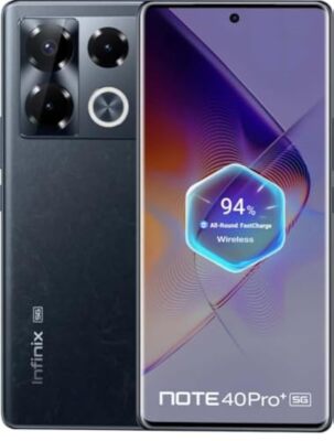 Infinix Note 40 Pro+ 5G (Obsidian Black, 256 GB) (12 GB RAM)