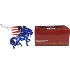 Trail of Painted Ponies 6009161 WILD BLUE-REMEMBER 9/11 Resin Hanging Ornament