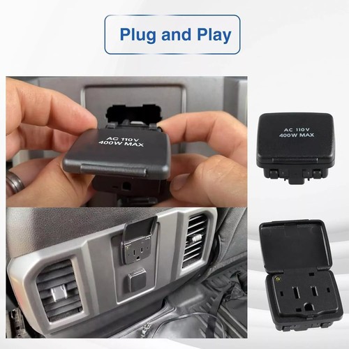 400W 110V Power Port in the Rear Center Console fit for Ford F150 2015-2016 - Picture 6 of 9