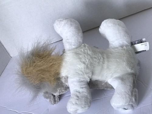 Webkinz Ganz Schnauzer Gray And White Dog Plush Stuffed Animal 7 Inch EUC - Picture 6 of 9