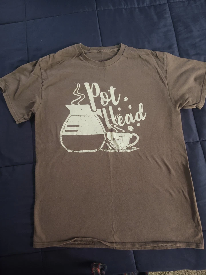 "Pot head" coffee/canbabis lovers Tee - Image 2 of 2