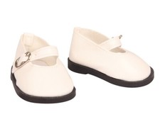 White flats shoes made for 18'' American girl doll outfit