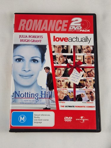Notting Hill + Love Actually DVD (Region 4) VGC NEW CASE - 第 1/2 張圖片