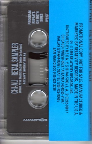 Chi Ali Retail Sampler PROMO ADVANCE DEMO Cassette Tape Album Hiphop Rap - Picture 2 of 2
