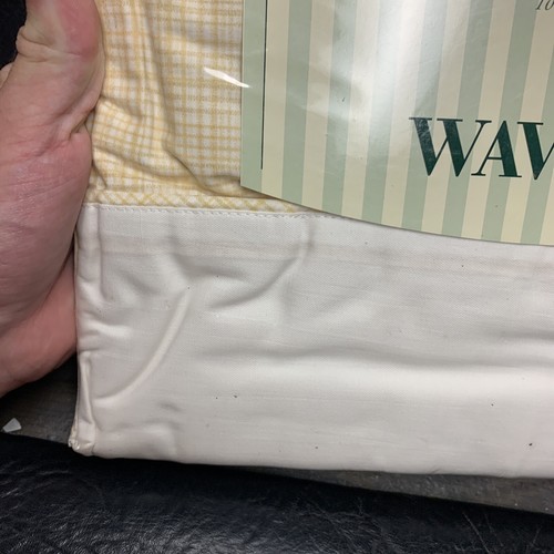 Vintage Fieldcrest Waverly Striate Striped Twin Flat Sheet NOS - Picture 13 of 19
