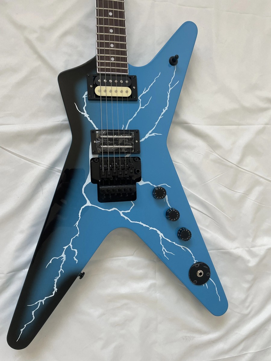 Dean ML ハードケース　Dimebag Dean Dimebag Dean From Hell ML Blue Lighting Electric Guitar