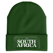 South Africa Badge Patch Beanie Rugby Sports Event Him Men Women Winter Hats ...