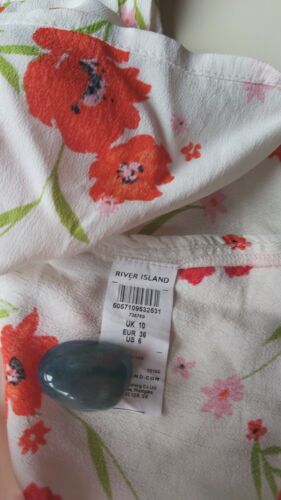 River Island Cream Heritage Print Camisole Top size 10 BNWT - Picture 7 of 9