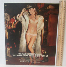 1981 YOUNG WOMAN MAIDENFORM BRA PANTIES 9.5X1...